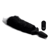 Анальна пробка Xr Brands Waggerz Moving and Vibrating Fox Tail Anal Plug з хвостом: Для кого унісекс