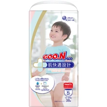 Підгузки Goo.N PlusPlus для дітей 12-20 кг (розмір XL, на липучках, унісекс, 38 шт.): Тип Подгузники
