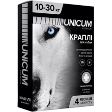 Капли от блох и клещей Unicum Premium для собак 10-30 кг имидаклоприд 10% (UN-008): Тип Капли