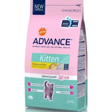 Корм для кошек Advance Cat Kitten с курицей и рисом 1.5 кг: Тип Сухой корм