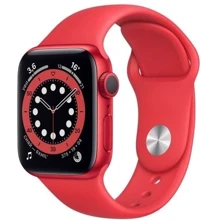 Apple Watch Series 6 40mm GPS Red Aluminum Case with RED Sport Band Apple (M00A3) Approved Витринный образец: Производитель Apple