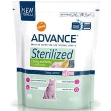 Корм для кошек Advance Cat Sterilized c индейкой и ячменем 0.4 кг: Тип Сухой корм