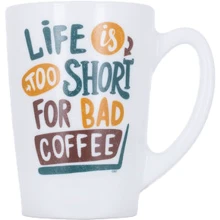 Чашка Luminarc New Morning Life Is Short 320 мл (P8838): Найменування Чашка