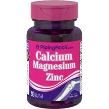 Piping Rock Calcium Magnesium Zinc 90 capl Хелатный кальций, магний и цинк: Тип Магний + Кальций