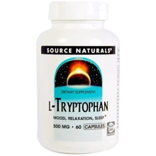 Source Naturals L-Tryptophan 500 mg 60 caps L-Триптофан: Тип Триптофан