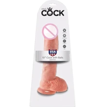 Фаллоимитатор Cock 10 Inch With Balls, 25.4х5.1 см: Назначение Анальные