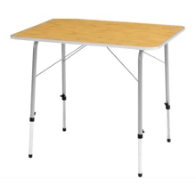 Стол для кемпинга Easy Camp Menton M Brown (540029): Размер 60x80x50-68 см