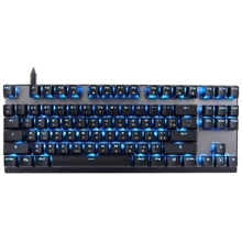 Клавиатура Motospeed GK82 Outemu Blue USB/Wireless Black (mtgk82bmb): Подключение беспроводное