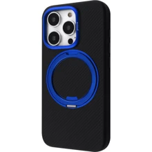 Чехол для iPhone Proove Reinforce Case with Magnetic Ring Blue for iPhone 16 Pro: Цвет синий