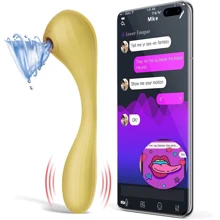 Вакуумный вагинально-клиторальный стимулятор Magic Motion Bobi Yellow, управление со смартфона: Для кого Для женщин