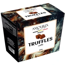 Цукерки Amourix Belgian Truffles Coffe трюфель зі смаком кави 200 г (4820235280338): Вага, г 200
