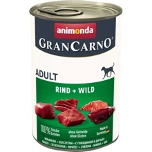 Вологий корм GranCarno Adult Beef + Game для собак з яловичиною та дичиною 400 г (4017721827362): Тип Влажный корм