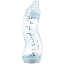 Антиколиковая бутылочка для кормления Difrax S-bottle Natural с силиконовой соской 250 мл Ice (706 Ice): Материал полипропилен