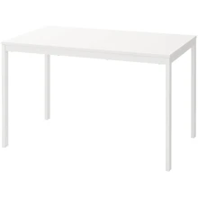 Розкладний стіл ІКЕА Vangsta 120/180х75 см Білий (80361564): Тип раскладной