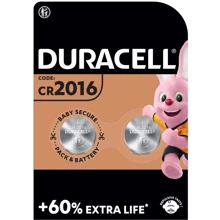 Спеціальна літієва батарейка Duracell 2016 3V, (DL2016/CR2016), 2 шт (5000394045736): undefined undefined