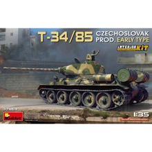 Танк Т-34-85 Чехословацкого производства ранний с интерьером: Производитель MiniArt