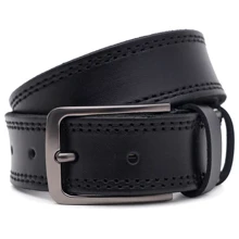 Чоловічий ремінь Borsa Leather чорний (125v1fx93-black): Стать Мужской
