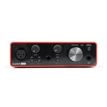 Аудиоинтерфейс Focusrite Scarlett Solo 3rd Gen: Тип Внешние