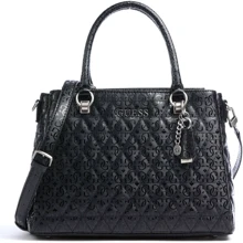 Женская сумка тоут Guess Wessex Triple Satchel черная (HWGN8379060-BLA): Пол Женский