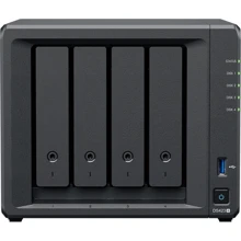 Сетевой накопитель (NAS) Synology DS423+: Слоты для дисков 4x2,5" или 3,5" HDD/SSD с интерфейсом SATA, 2 х M.2 2280 NVMe