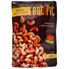 Упаковка Кешью Eat4Fit жареный 2х150 г (4820268890085): Вес нетто 300 г