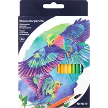 Карандаши цветные акварельные Kite K18-1052, 36 шт.: Тип Акварельные