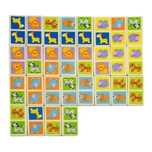 Дерев'яне доміно Viga Toys Звірята (51307): Виробник Viga Toys