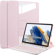 Аксессуар для планшетных ПК BeCover Case Rotatable Smart Keyboard Pink for Samsung Galaxy Tab A9 Plus SM-X210/SM-X215/SM-X216 (710333): Цвет розовый
