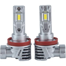 Светодиодная автолампа Pulso M6-H8/Н9/Н11/Н16/LED-chips 7535/9-18v/2x28w/6000Lm/6500K (M6-H8/Н9/Н11/Н16): Головной свет Дальний свет, Ближний свет