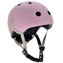 Шлем защитный детский Scoot&Ride пастельно-розовый, с фонариком, 51-55см (S/M) (SR-190605-ROSE): Производитель Scoot&Ride
