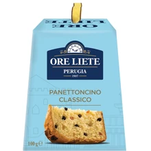 Панеттоне Ore Liete классический мини с изюмом 100 г (8032755325659): Вес нетто 100 г