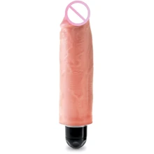 Вібромасажер King Cock 6 Vibr Stiffy Flesh, 17.8x4.2 см: Для кого Для жінок