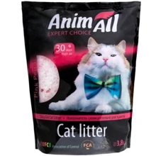 Наполнитель для кошачьего туалета AnimAll Розовый лепесток 3.8 л: Вид Силикагелевый