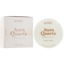 Petitfee Гидрогелевые патчи для глаз с протеинами жемчуга и пудрой опала Aura Quartz Hydrogel Eye Mask Pure Opal 40шт.: Назначение Увлажнение, Разглаживание, Питание, От темных кругов, Осветление