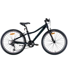 Велосипед 24" Leon JUNIOR Vbr 2022 (чорний з хакі (м)): Діаметр коліс, дюймів 24