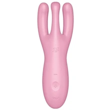 Клиторальный смарт вибратор Satisfyer Threesome 4 Pink с тремя пальчиками: Для кого Для женщин