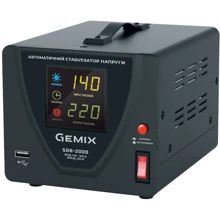 Стабилизатор напряжения Gemix SDR-2000: Тип релейный