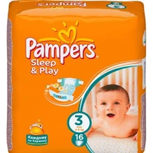 PAMPERS Sleep&Play Midi (4-9 кг) 16 шт.+Active Baby-Dry Midi (4-9 кг) 3 шт.: undefined undefined