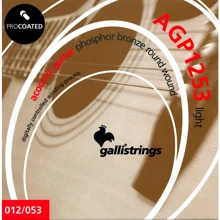 Струна для гитар Струны для акустической гитары Gallistrings AGP1253 LIGHT: Тип Комплект струн