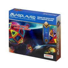 Магнітний констуктор MagPlayer 45 ед. (MPA-45): Кількість деталей, шт. 45