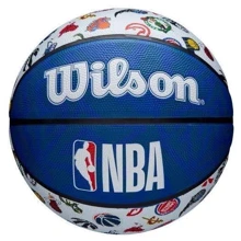 Мяч для игры Wilson NBA ALL TEAM BSKT RWB баскетбольный size 7 (WTB1301XBNBA): Вид Баскетбольные