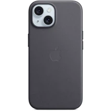 Чехол для iPhone Apple for iPhone 15 Plus FineWoven Case with MagSafe Black (MT423) : Цвет черный