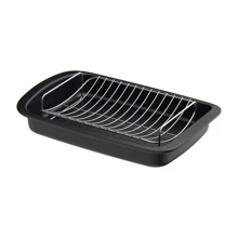 Противень с решеткой BergHoff Leo Graphite 42х28 см (3950540): Крышка Нет