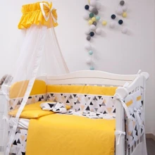 Постельный комплект 8 эл. Twins Modern І 4040-P-105, Эскимо желтый, желтый: Тип постельный комплект
