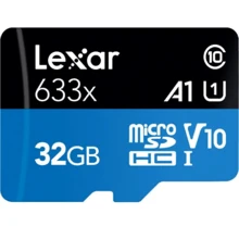 Карта памяти Lexar 32GB microSDHC class 10 UHS-I 633x (LSDMI32GBB633A): Тип карты MicroSDHC