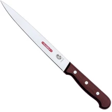 Кухонний ніж Victorinox Wood Filleting Flex 18см з дерев. ручкою (5.3700.18): Лезо Нержавіюча сталь