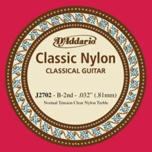 Струна для гитар Струна D`ADDARIO J2702 CLASSIC NYLON NORMAL TENSION - 2ND: Тип Струна