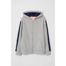 Толстовка H&M 712-5818317 134-140 см светло-серая: Тип Толстовки