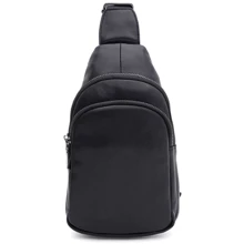 Чоловіча сумка-слінг Keizer чорна (K1kx327-1bl-black): Стать Мужской