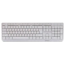 Клавиатура REAL-EL Standard 500 White, USB (EL123100011): Подключение проводное